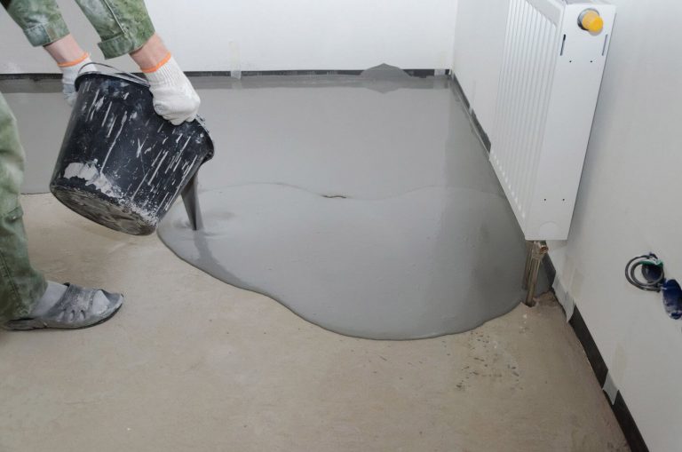 epoxy-mortar-being-poured-over-concrete-floor